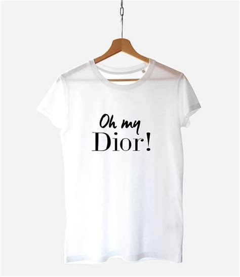 oh my dior tee white|dior t-shirts for women.